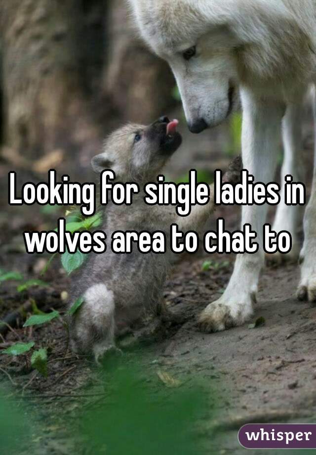 Looking for single ladies in wolves area to chat to 