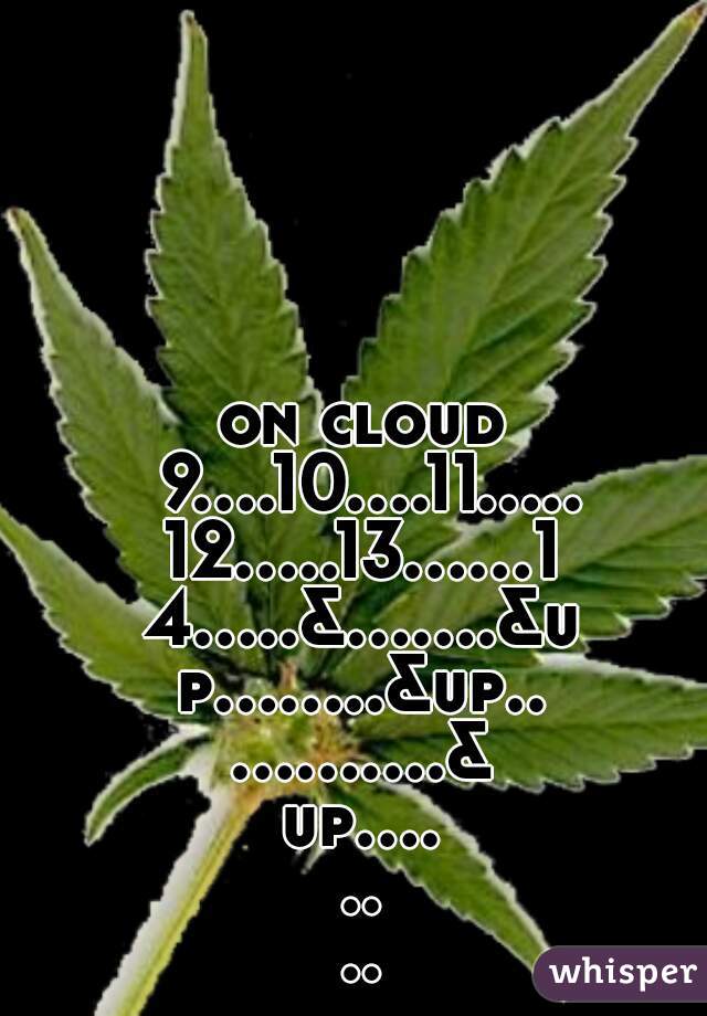 on cloud 9....10....11.....12.....13......14.....&.......&up........&up............&up........