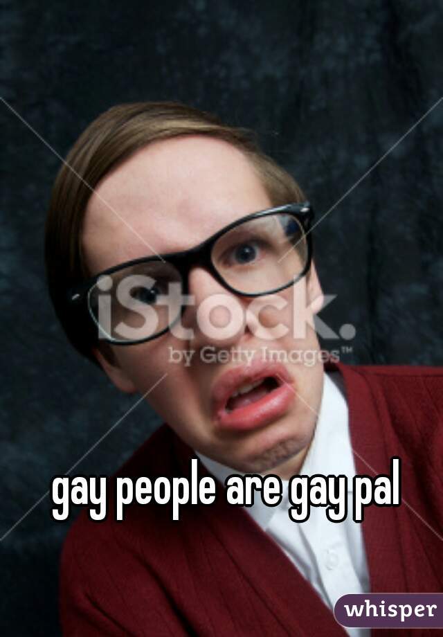 gay people are gay pal