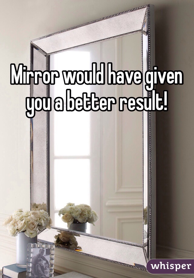 Mirror would have given you a better result!