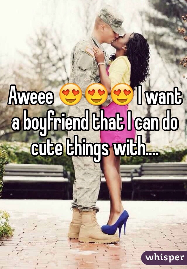 Aweee 😍😍😍 I want a boyfriend that I can do cute things with....