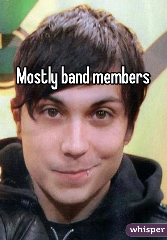 Mostly band members 