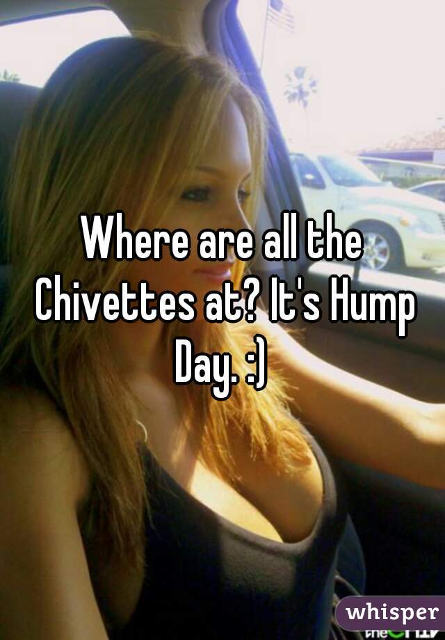 Where are all the Chivettes at? It's Hump Day. :) 