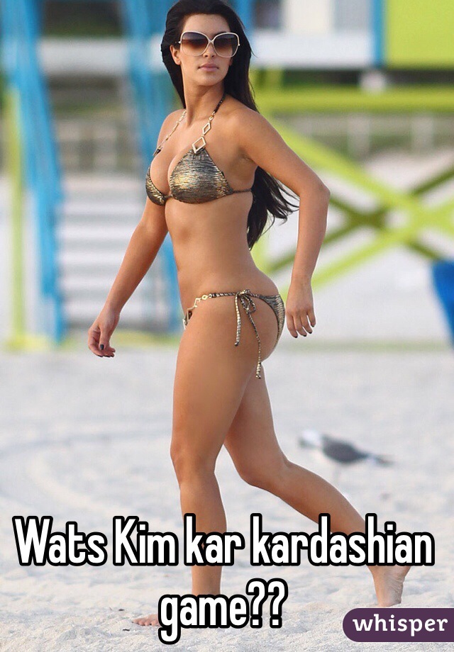 Wats Kim kar kardashian game??