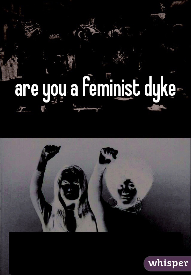 are you a feminist dyke