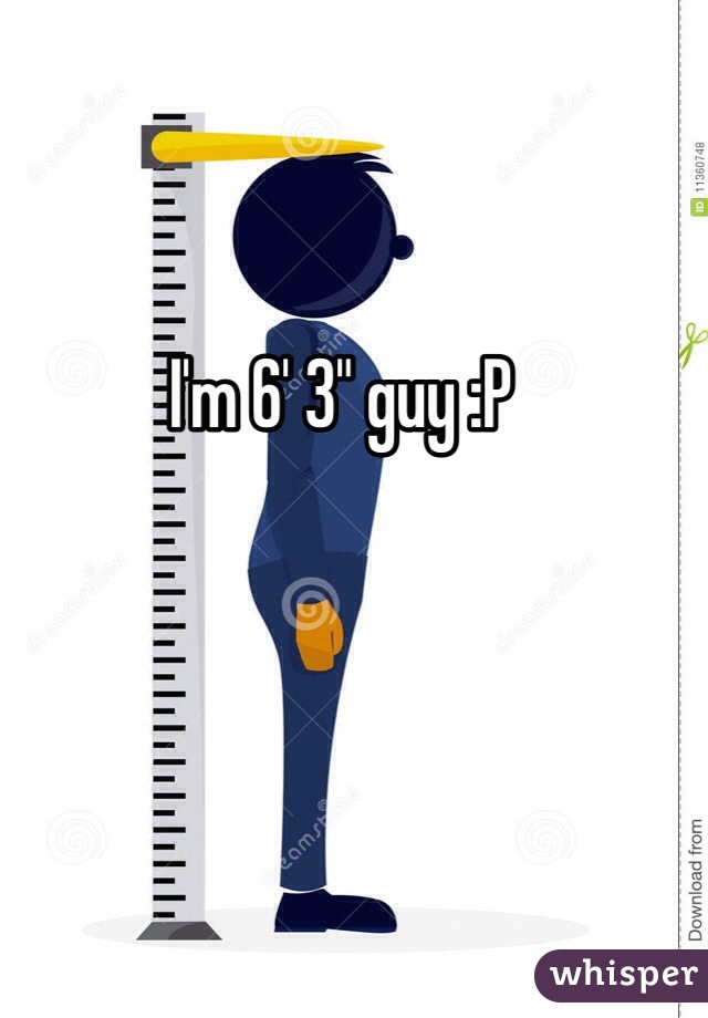 I'm 6' 3" guy :P