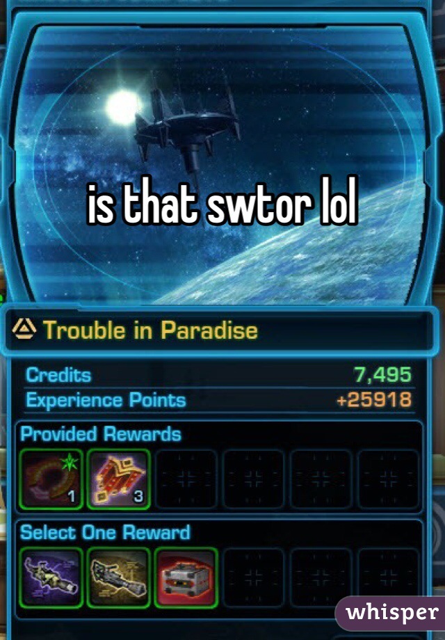 is that swtor lol