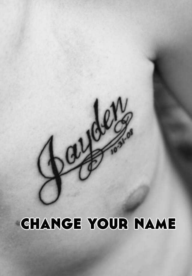 Not Change Your Name