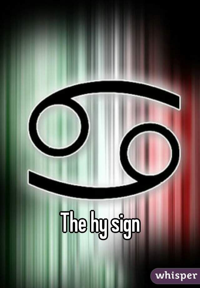 The hy sign 