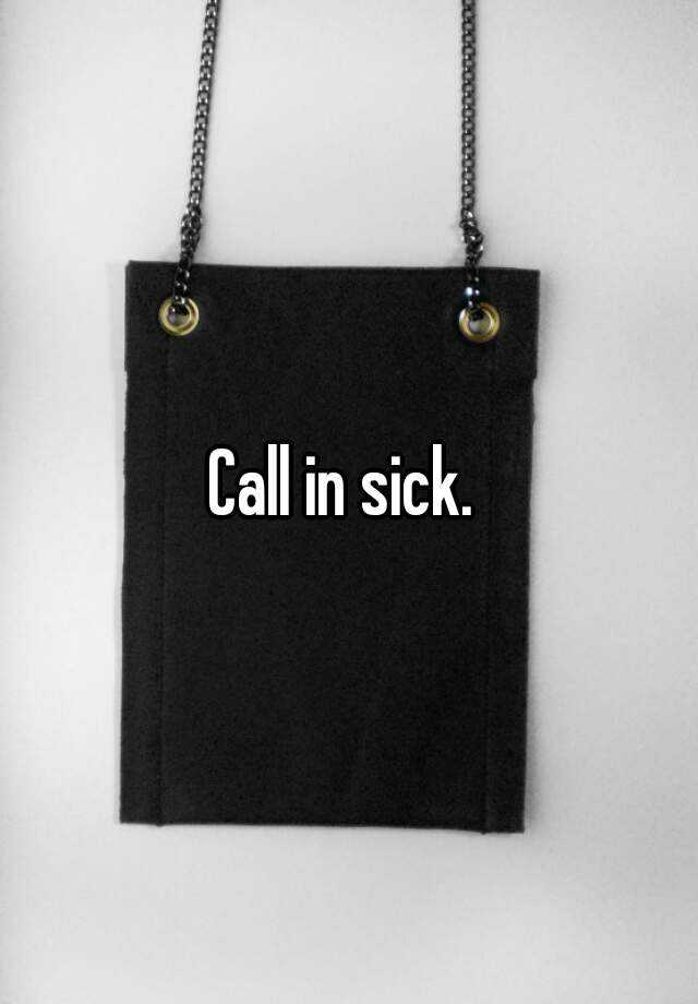 call-in-sick