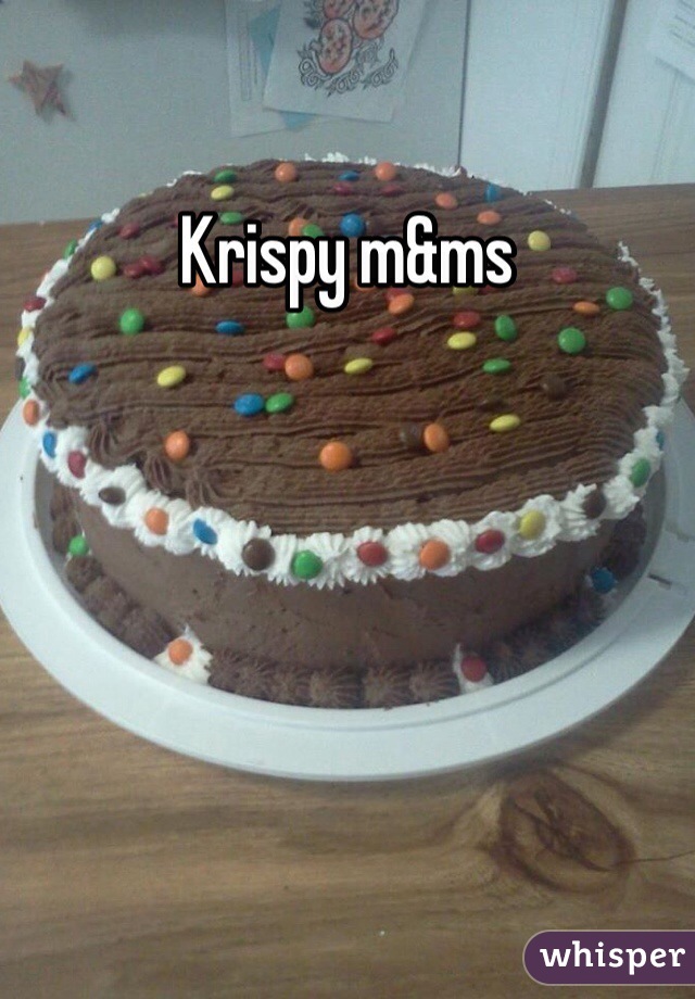 Krispy m&ms 