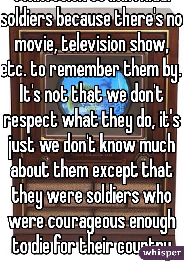 People felt a connection to him because of his work. He made a lot of people laugh. Nobody feels much connection to individual soldiers because there's no movie, television show, etc. to remember them by. It's not that we don't respect what they do, it's just we don't know much about them except that they were soldiers who were courageous enough to die for their country