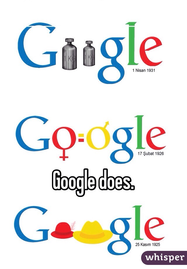 Google does. 