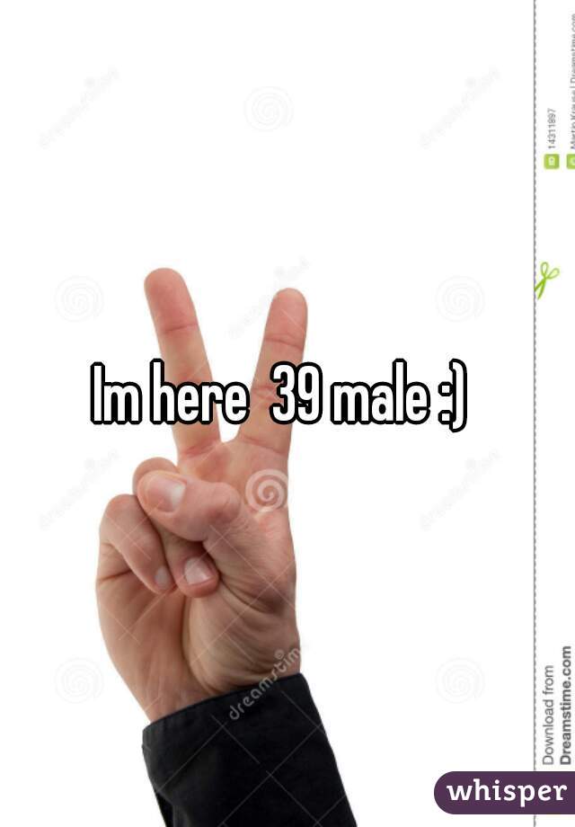 Im here  39 male :) 