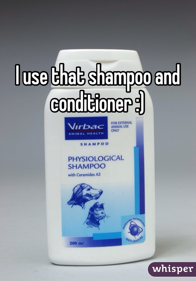 I use that shampoo and conditioner :)