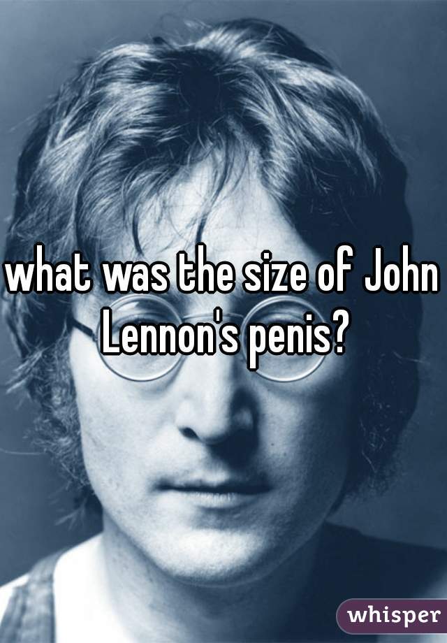 John Lennon Penis 78