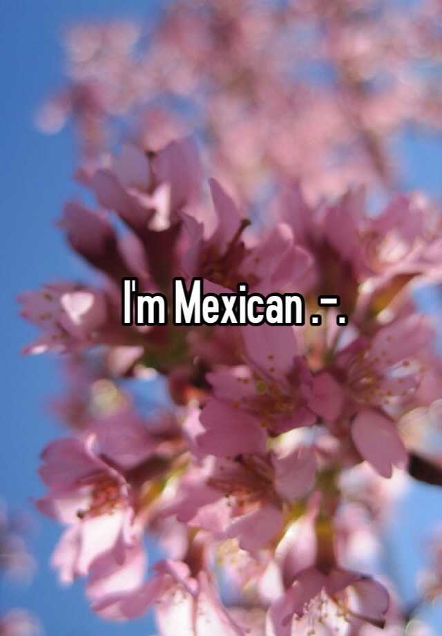 Am I American Indian If I M Mexican