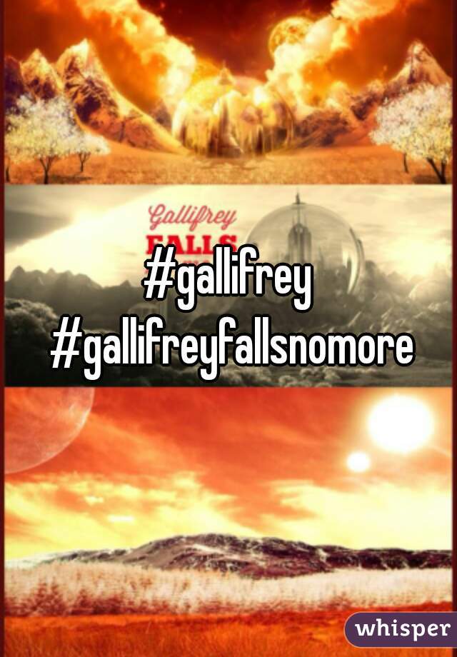 #gallifrey #gallifreyfallsnomore