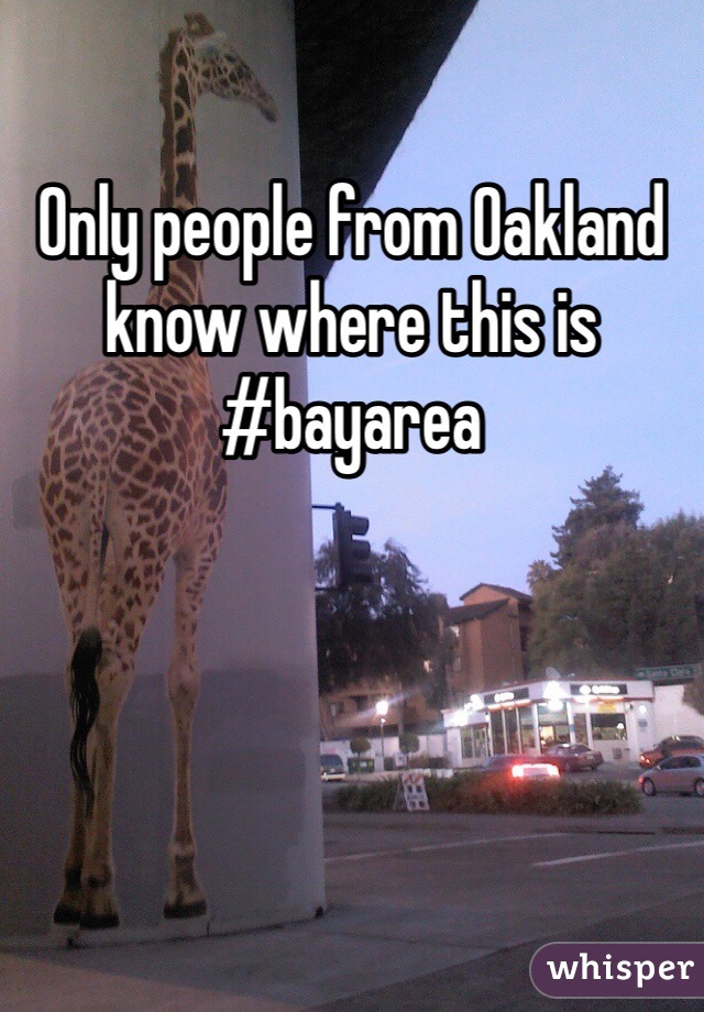 Only people from Oakland know where this is
#bayarea