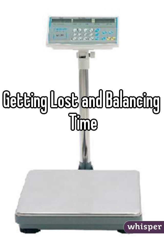 Getting Lost and Balancing Time