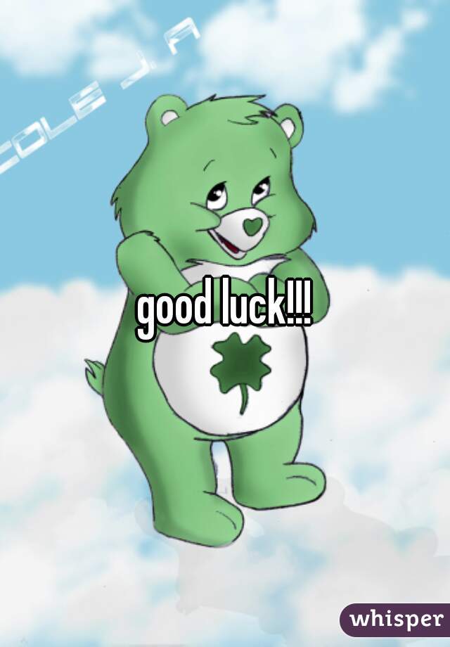 good luck!!!
