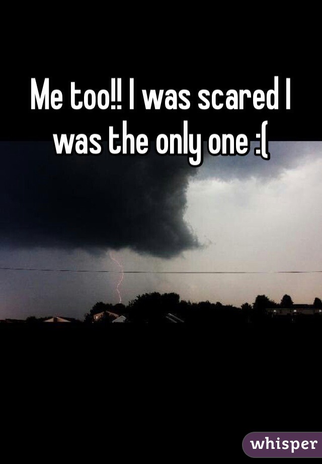 Me too!! I was scared I was the only one :(