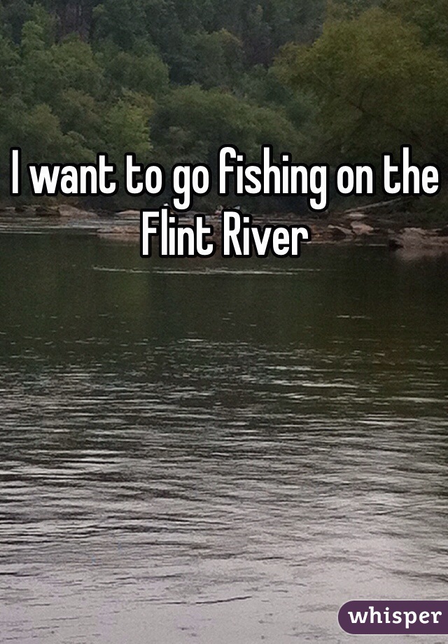 I want to go fishing on the Flint River