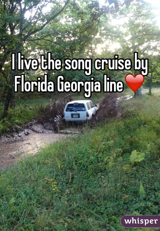 I live the song cruise by Florida Georgia line❤️
