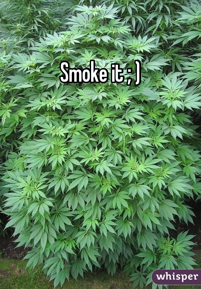 Smoke it ; )