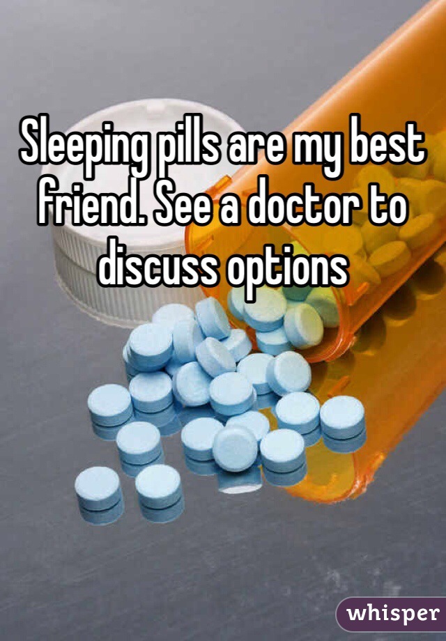 Sleeping pills are my best friend. See a doctor to discuss options 