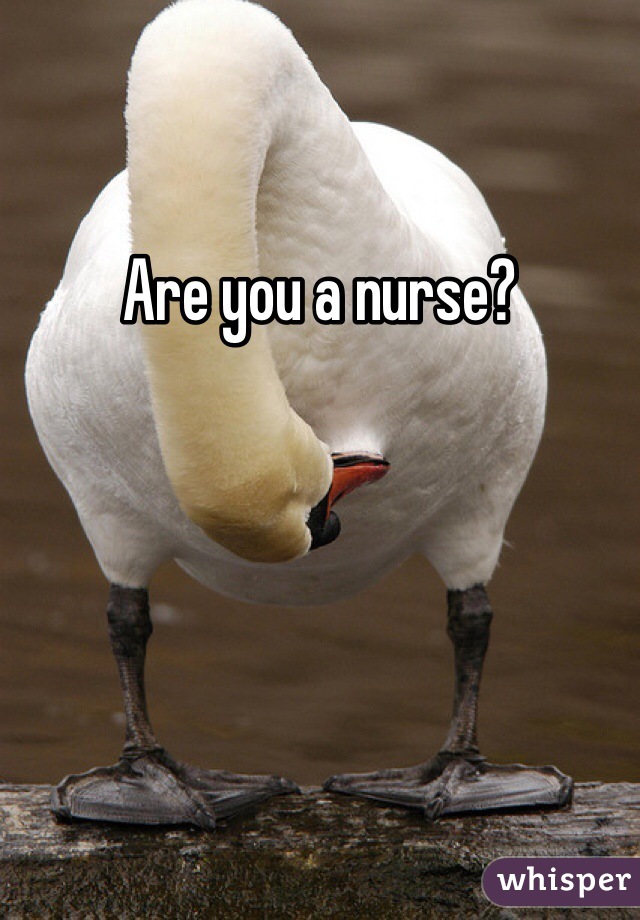 Are you a nurse? 