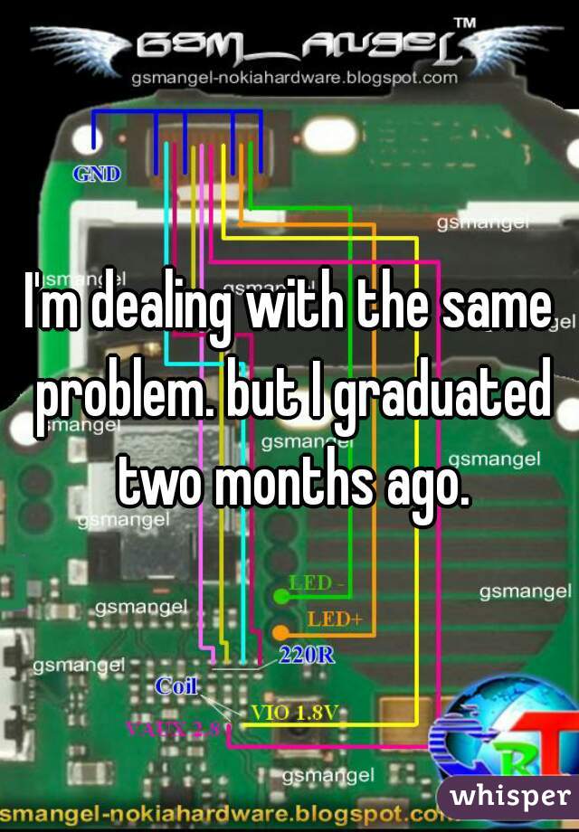 I'm dealing with the same problem. but I graduated two months ago.