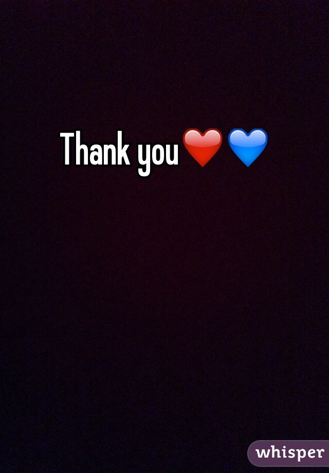 Thank you❤️💙 