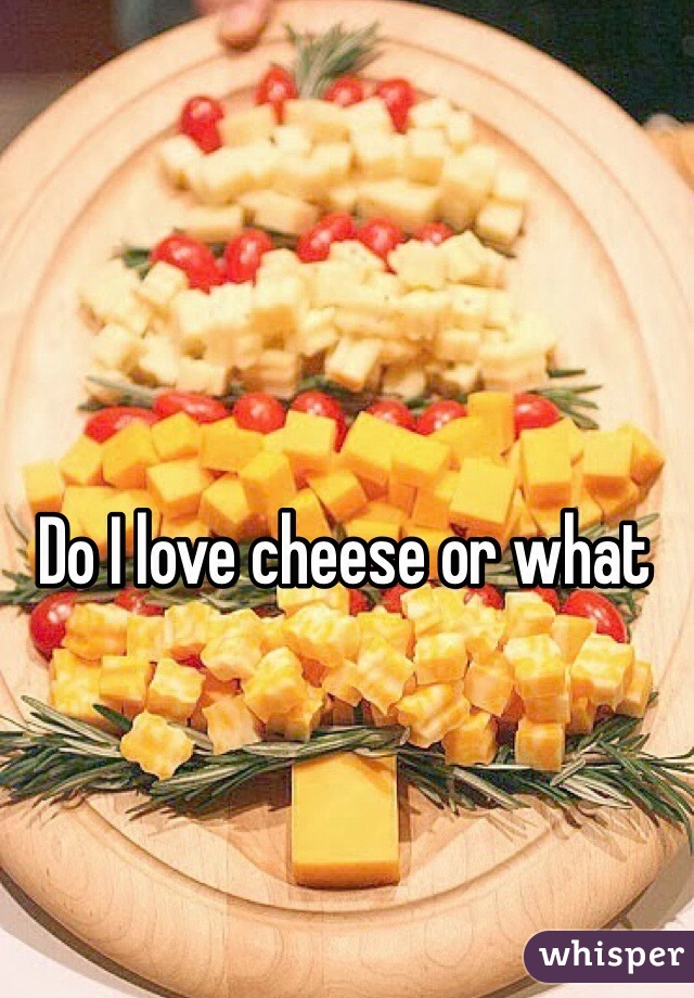 Do I love cheese or what