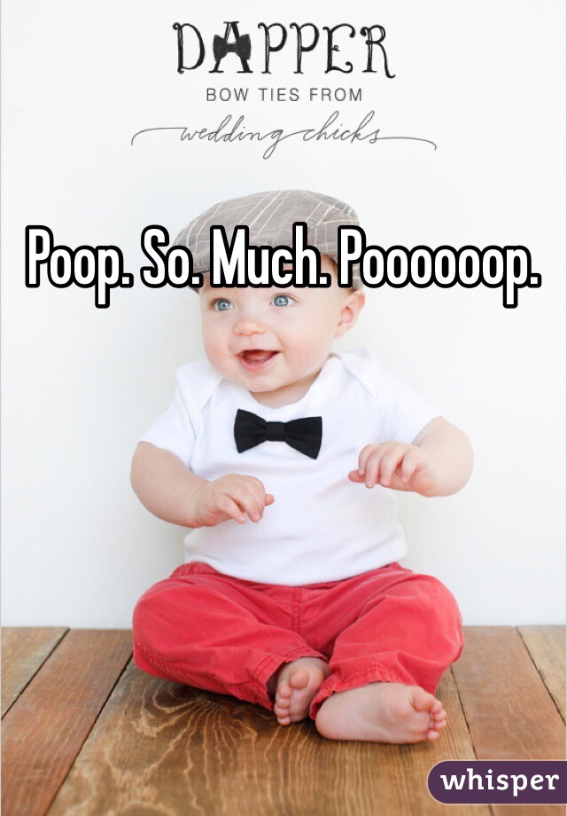 Poop. So. Much. Poooooop.