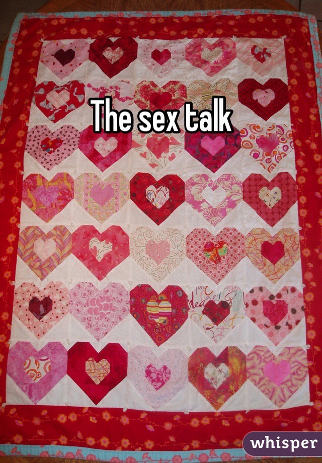 The sex talk