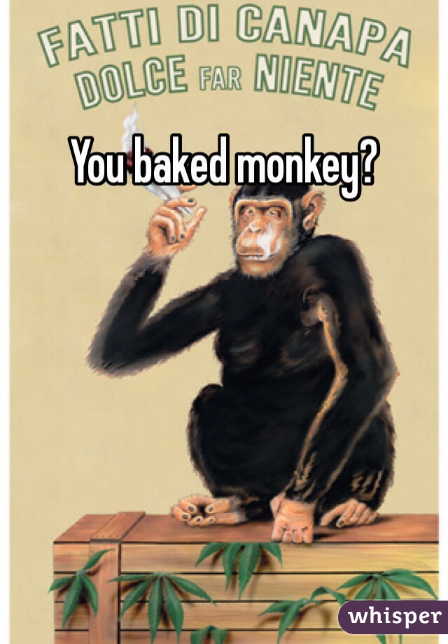 You baked monkey?