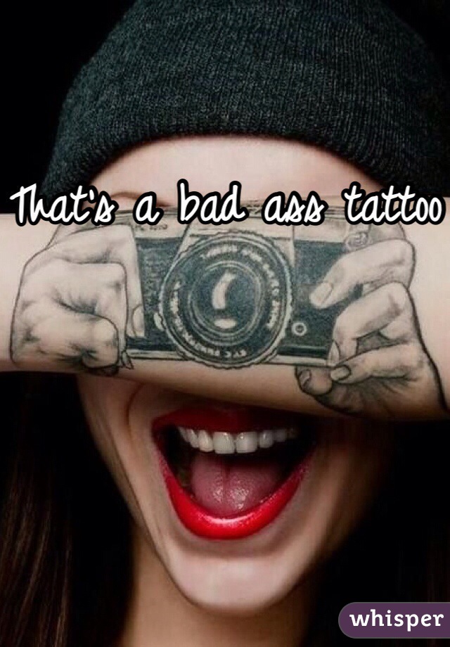 That's a bad ass tattoo