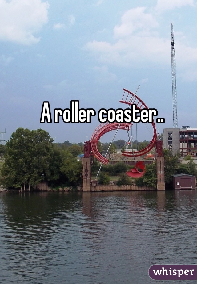 A roller coaster..