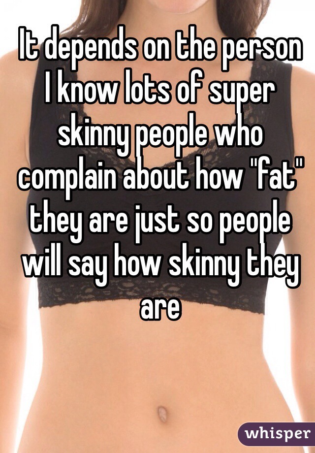 super skinny people