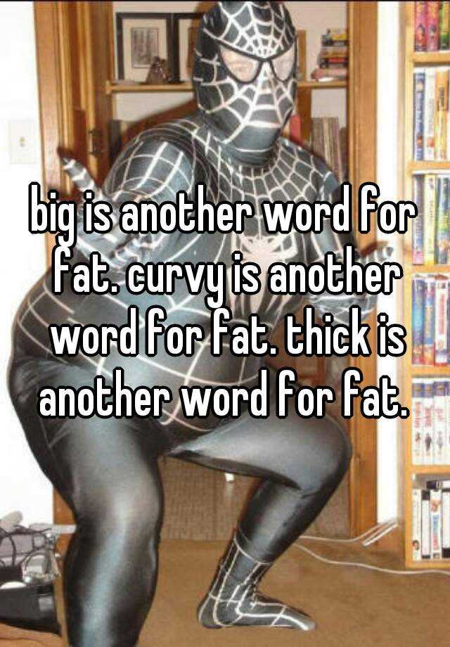 big-is-another-word-for-fat-curvy-is-another-word-for-fat-thick-is