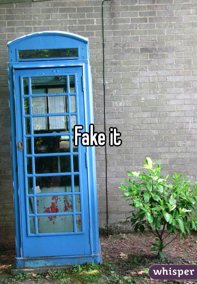 Fake it
