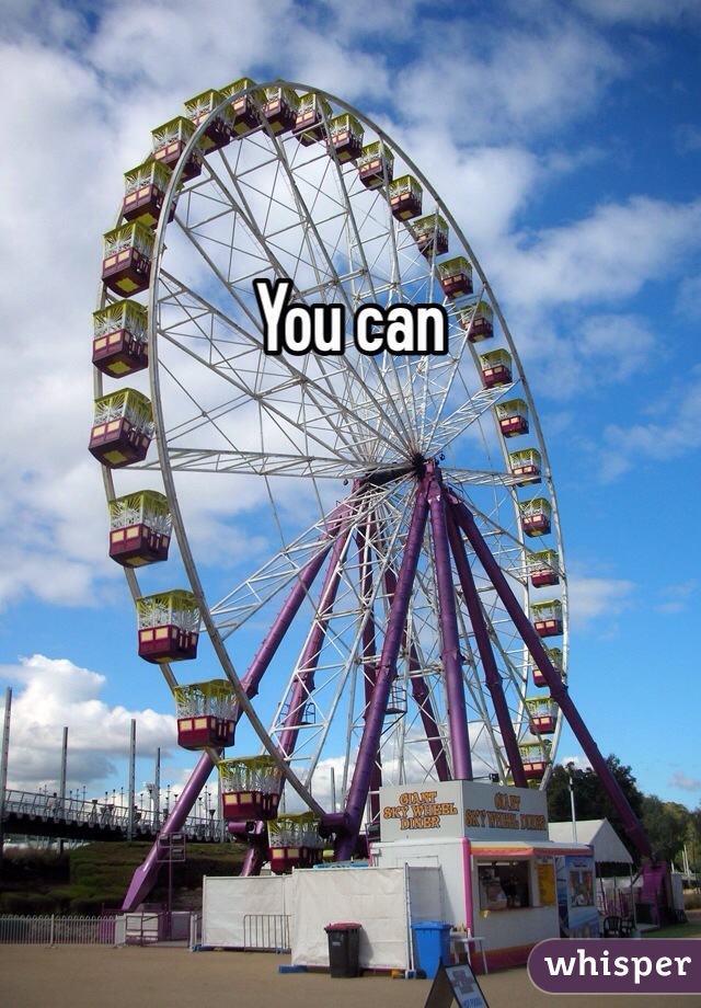 You can 