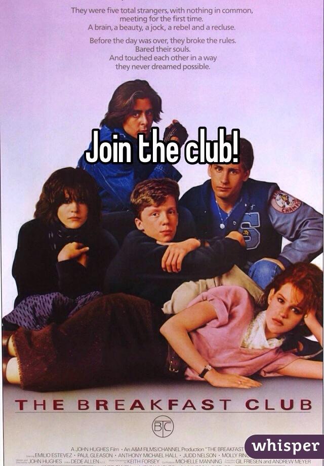 Join the club! 