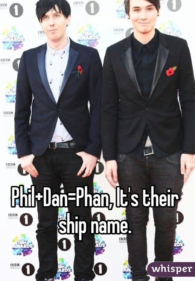 Phil+Dan=Phan, It's their ship name.