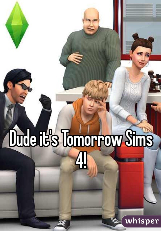 Dude it's Tomorrow Sims 4!