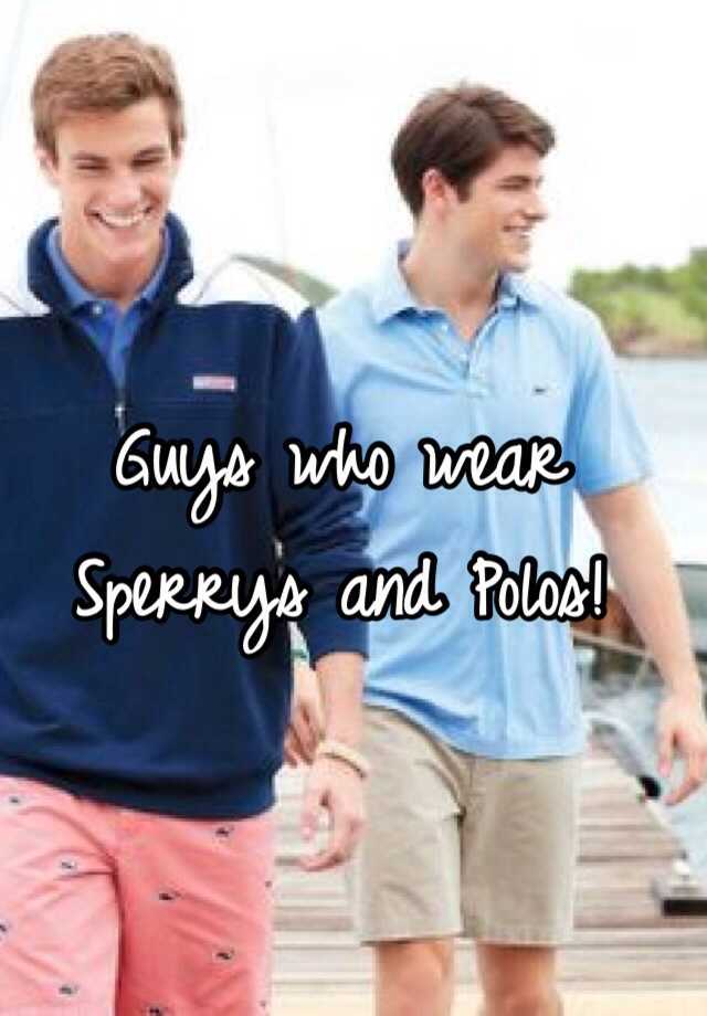 sperrys and polos