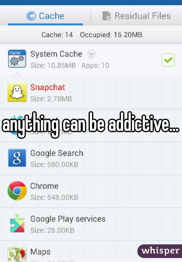 anything can be addictive...
