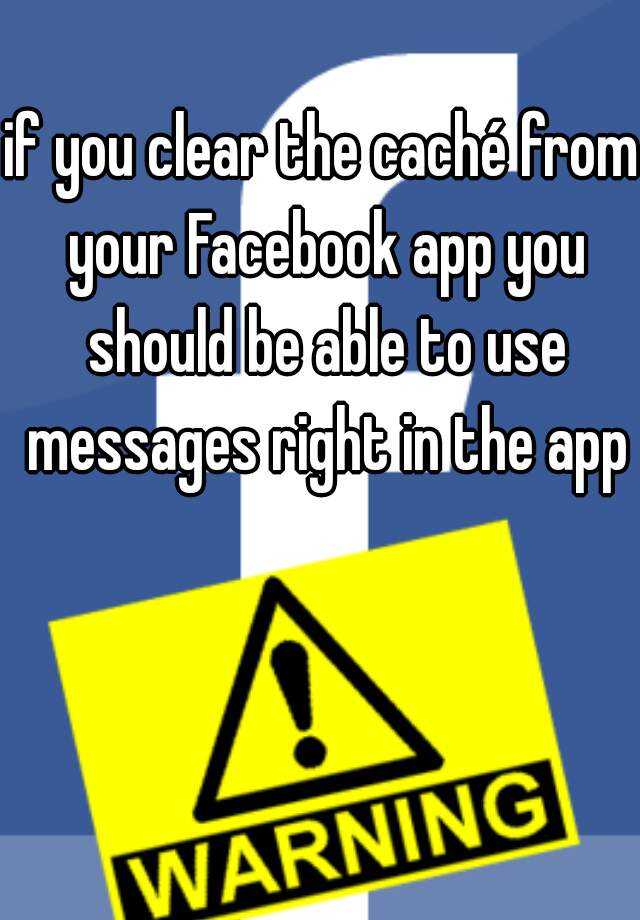 if you clear the caché from your Facebook app you should be able to use