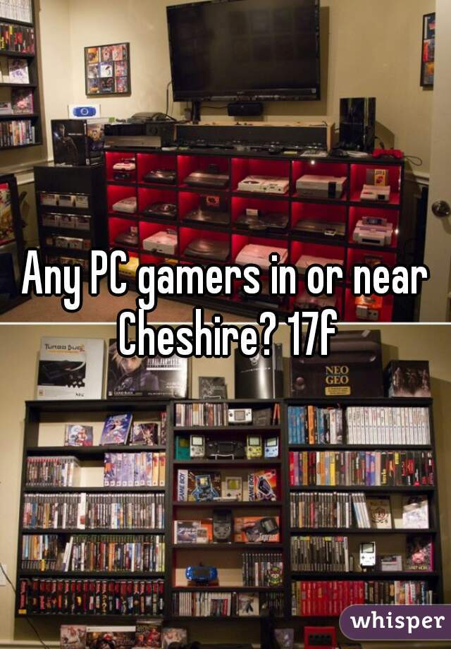 Any PC gamers in or near Cheshire? 17f